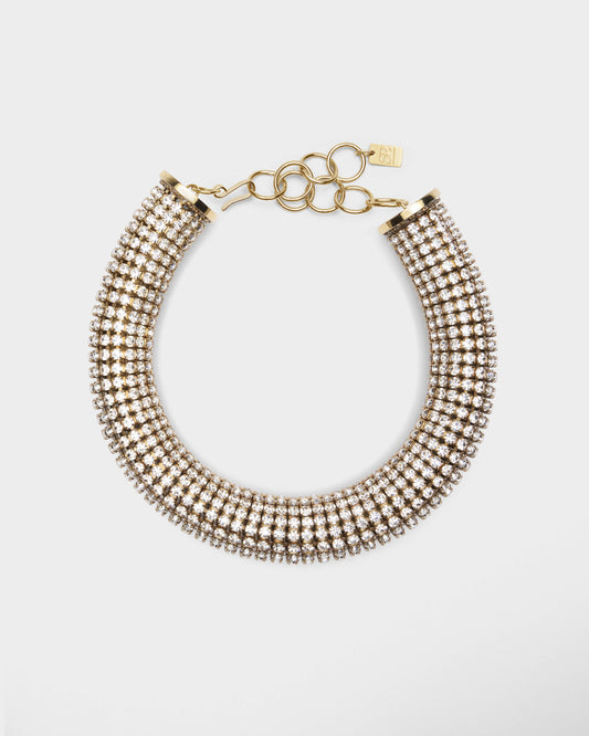 Collana Tubolare Crystal Glow
