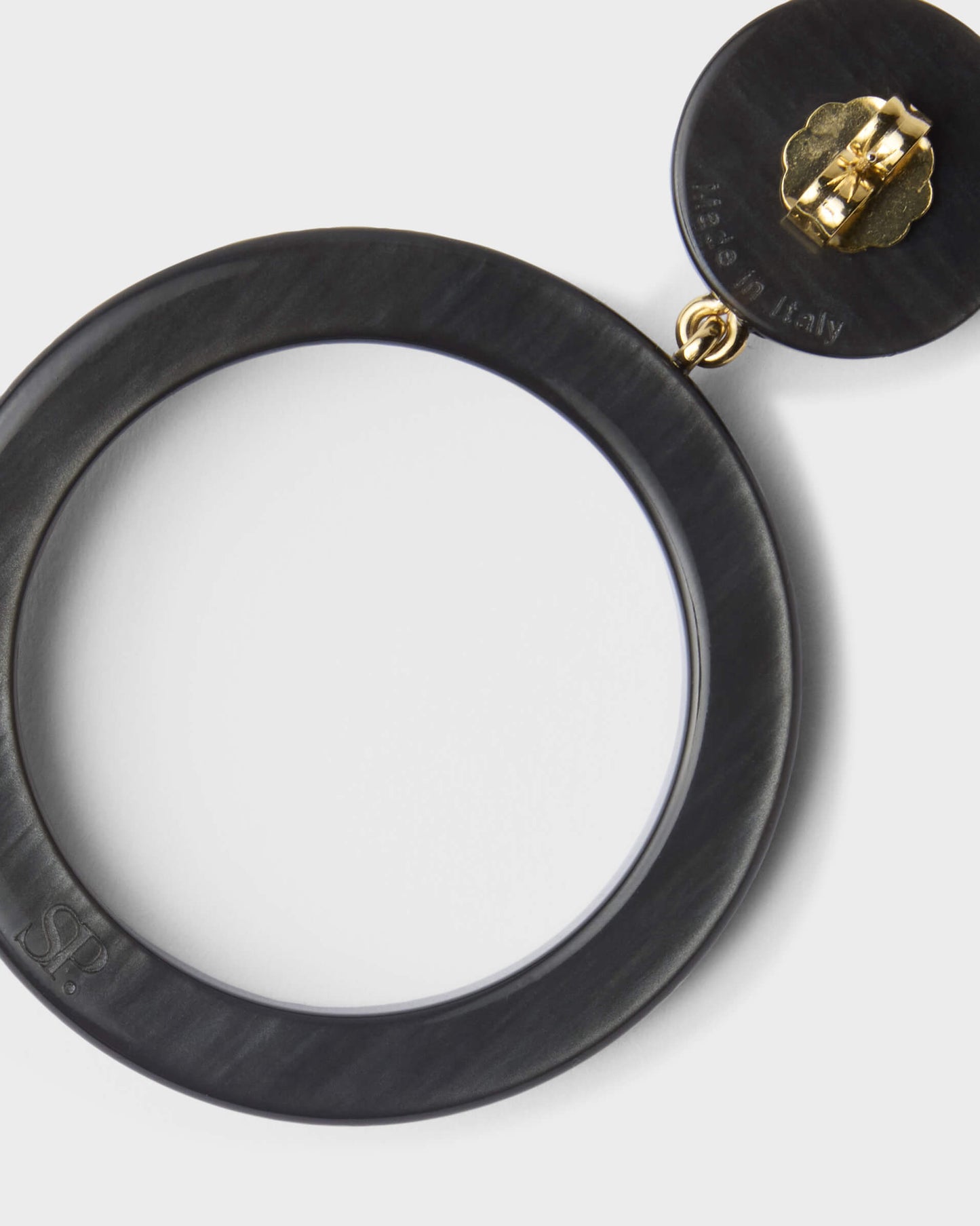 Orecchini Icon cerchio resin