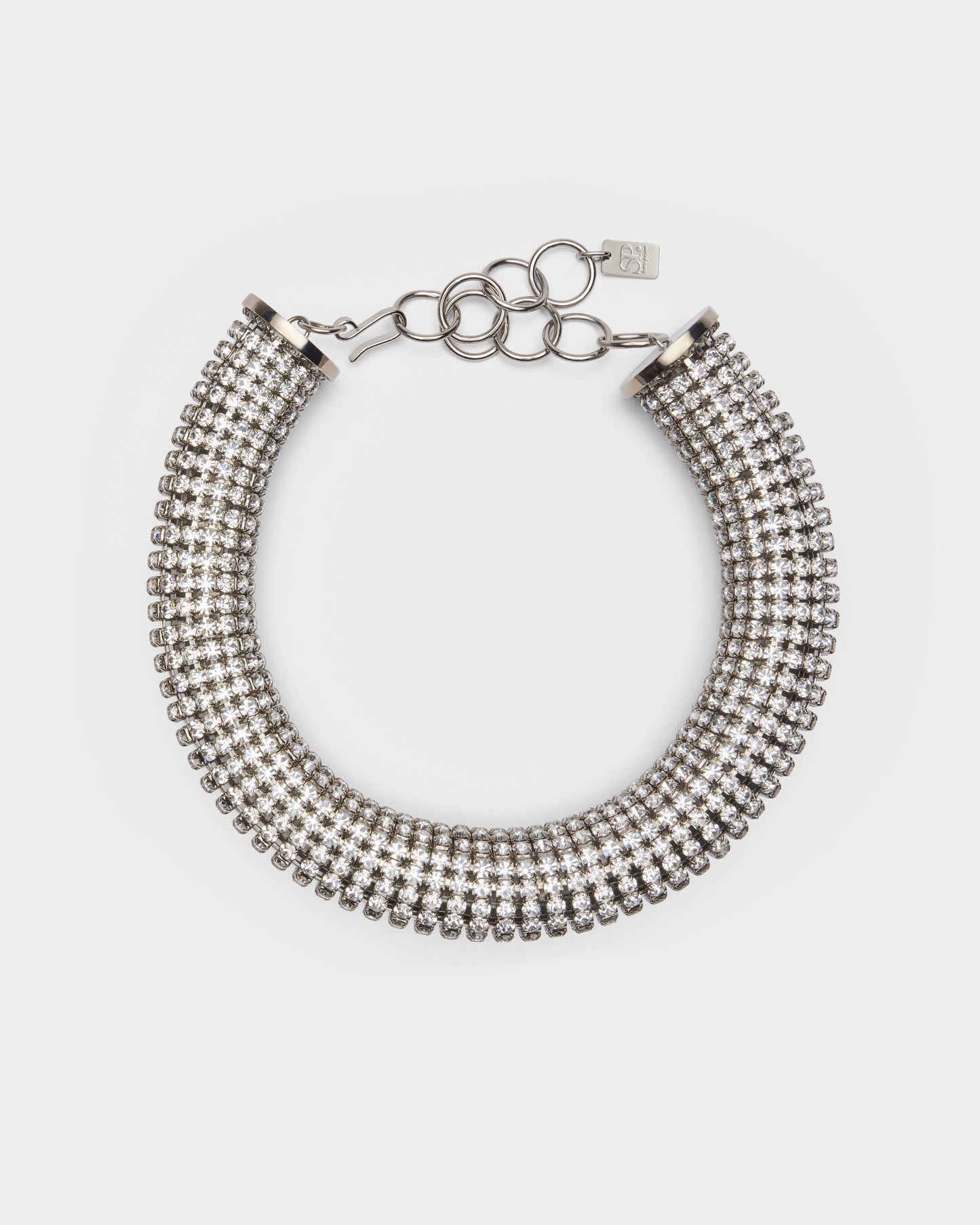 Collana Tubolare Crystal Glow