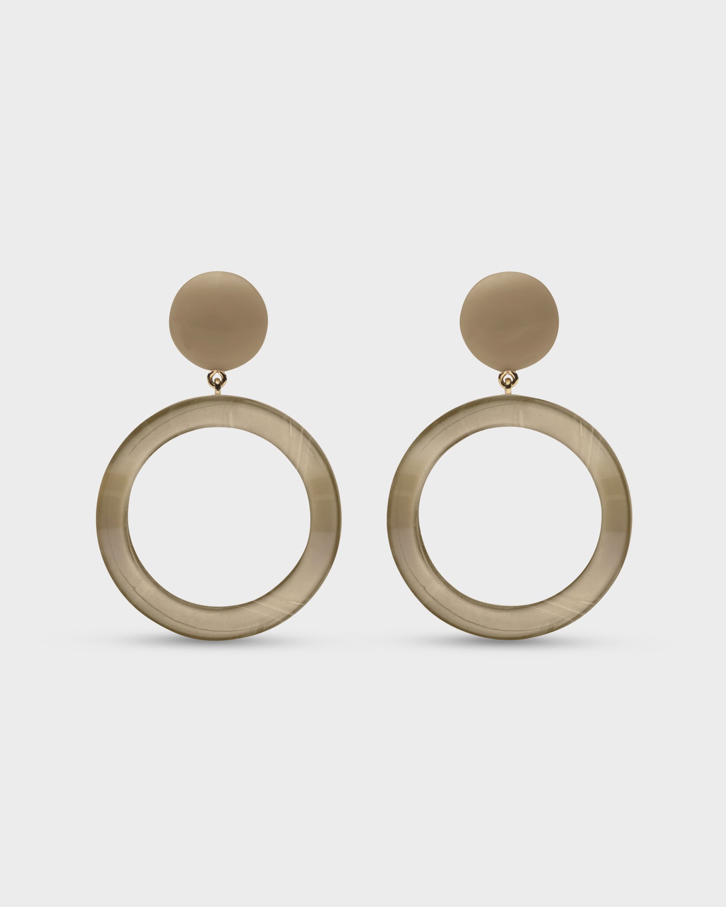 Orecchini Icon cerchio resin