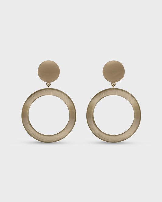 Orecchini Icon cerchio resin