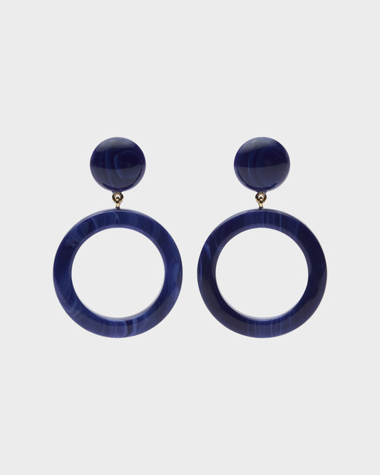 Orecchini Icon cerchio resin