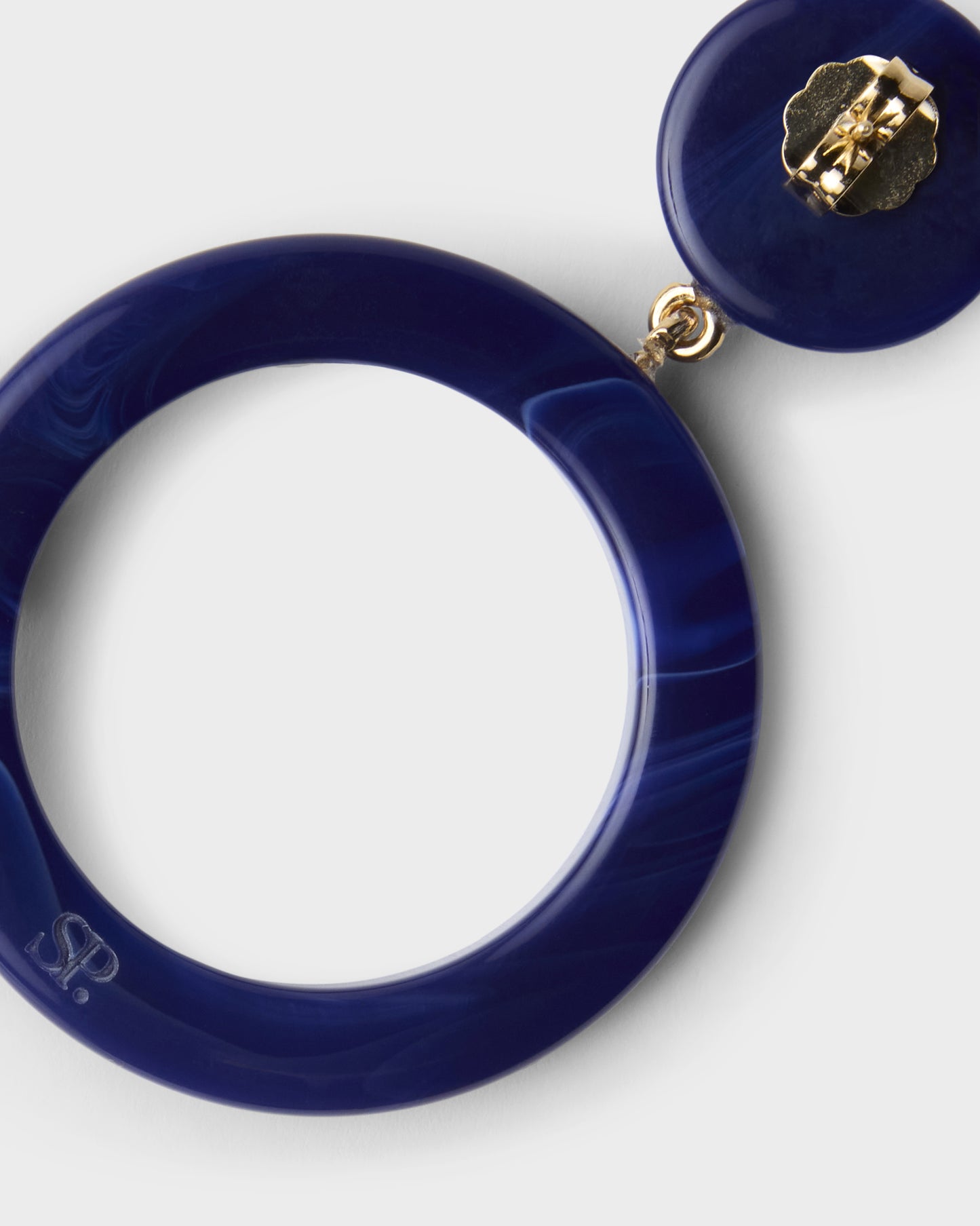 Orecchini Icon cerchio resin