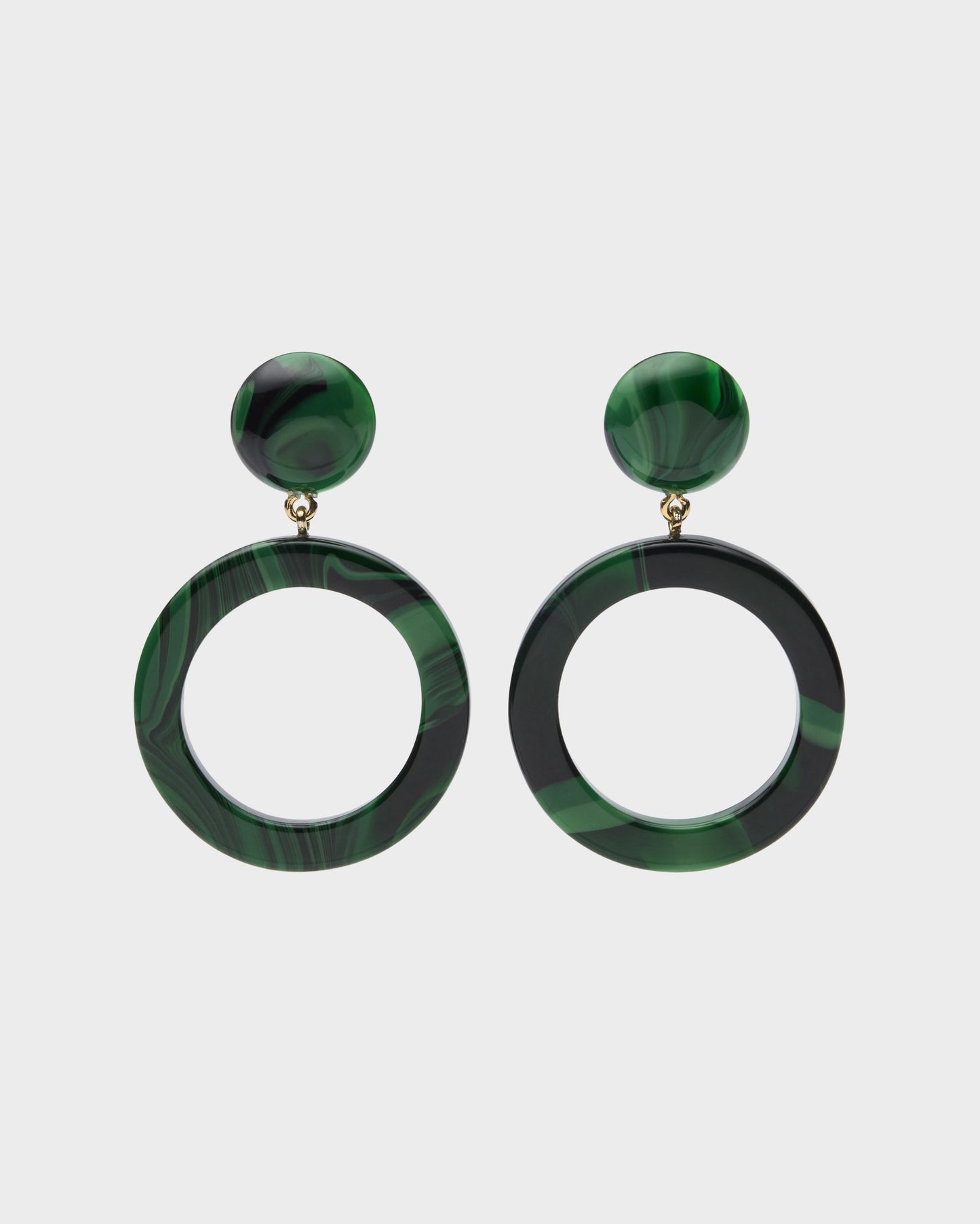 Orecchini Icon cerchio resin