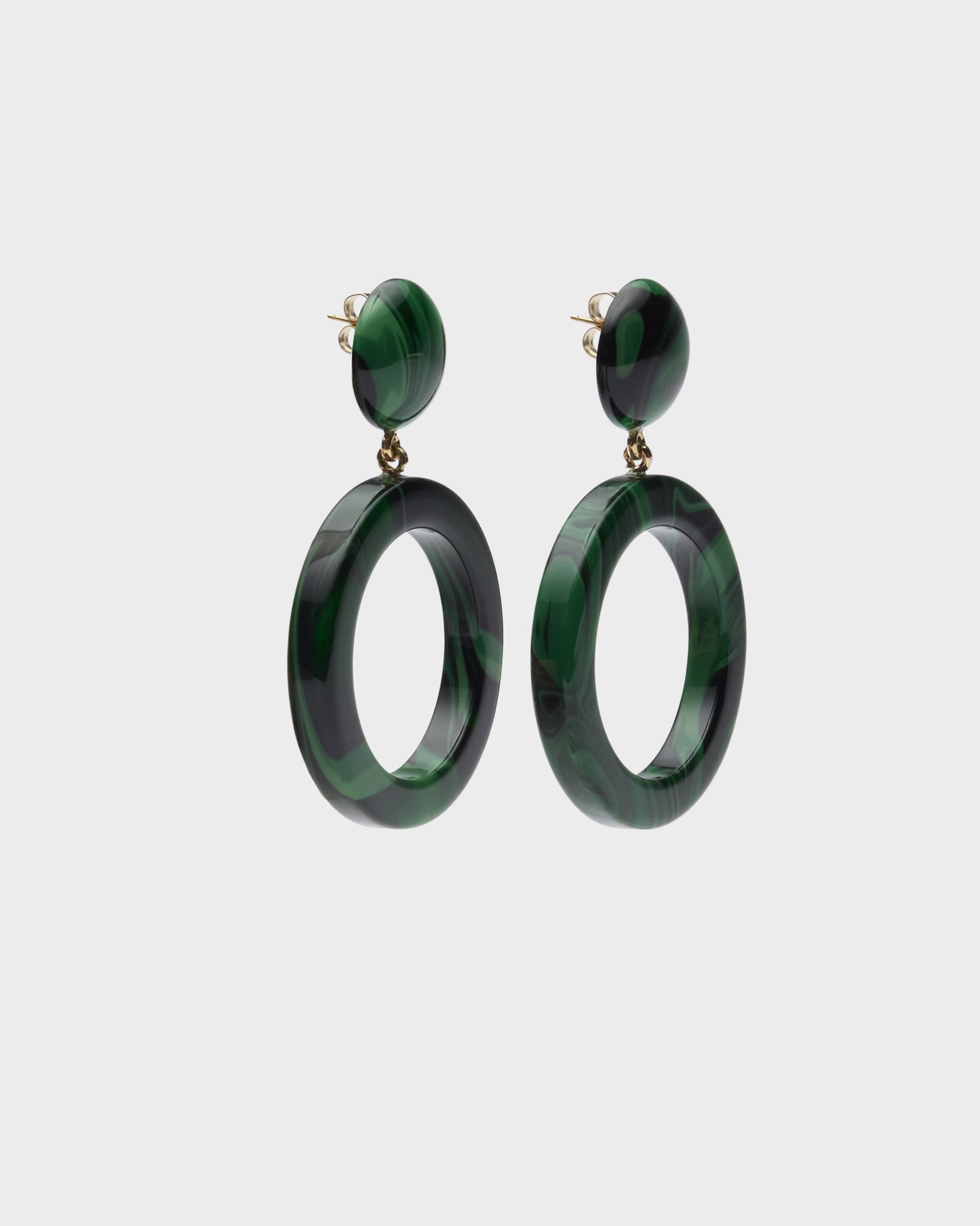 Orecchini Icon cerchio resin