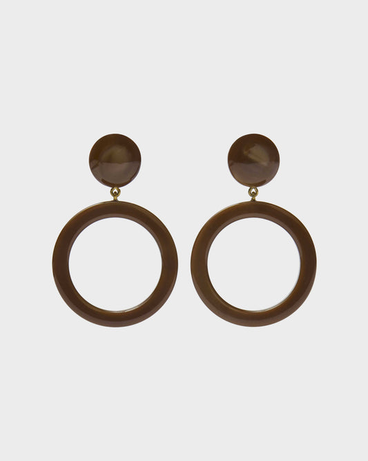 Orecchini Icon cerchio resin