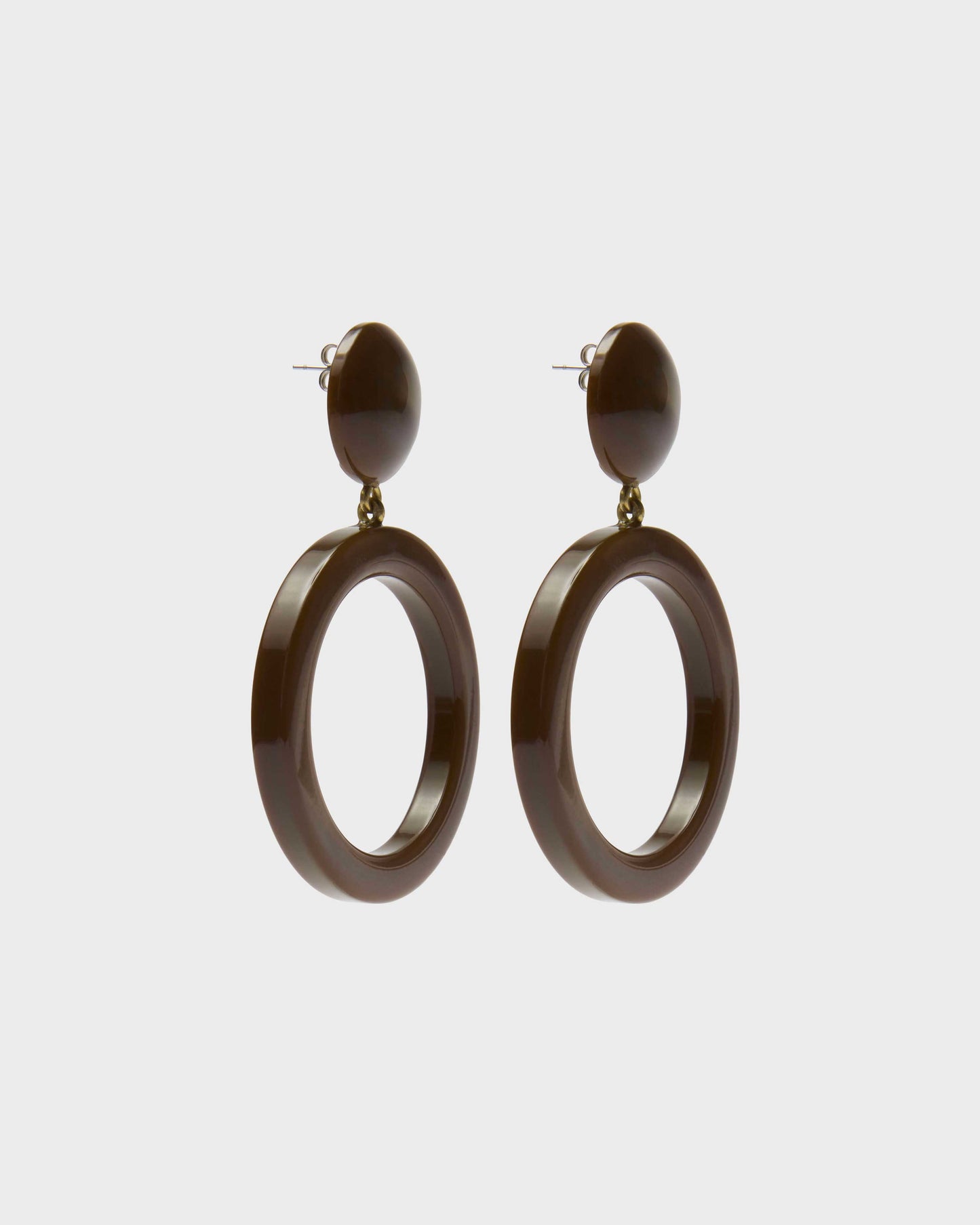 Orecchini Icon cerchio resin