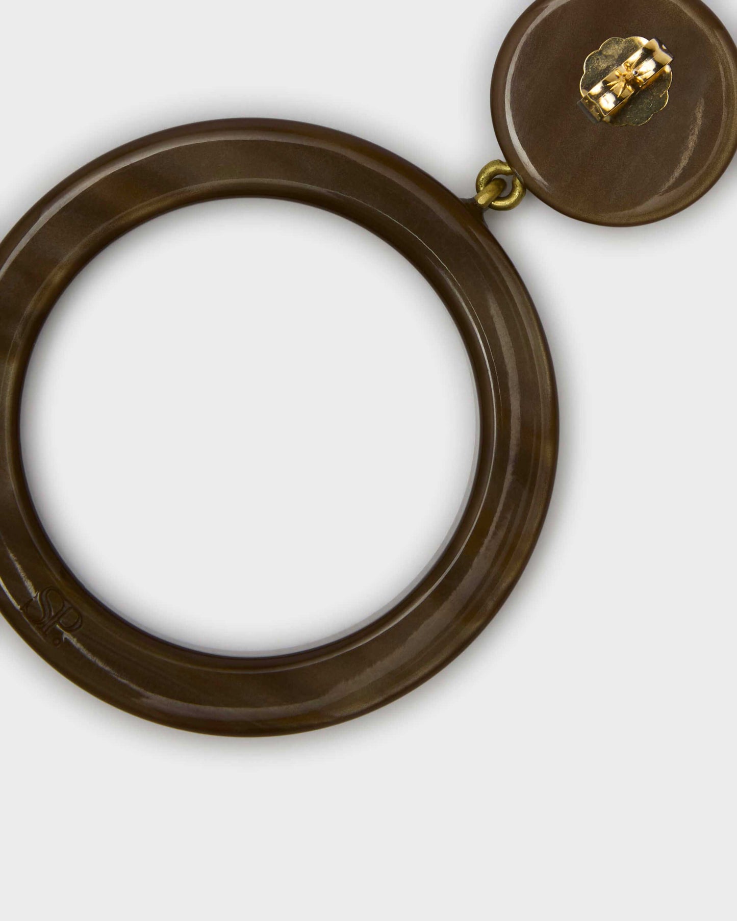 Orecchini Icon cerchio resin