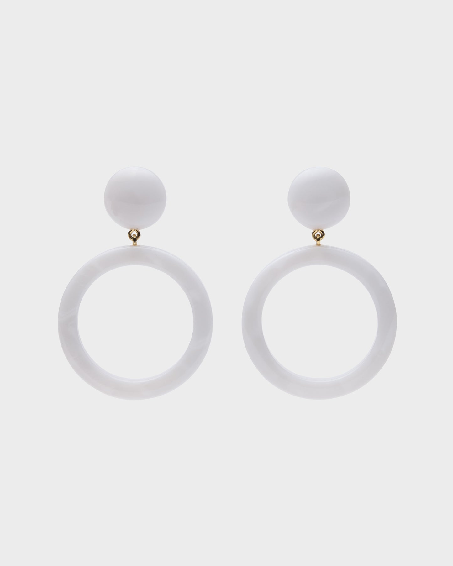 Orecchini Icon cerchio resin