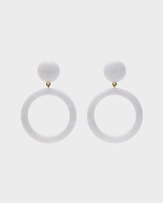 Orecchini Icon cerchio resin