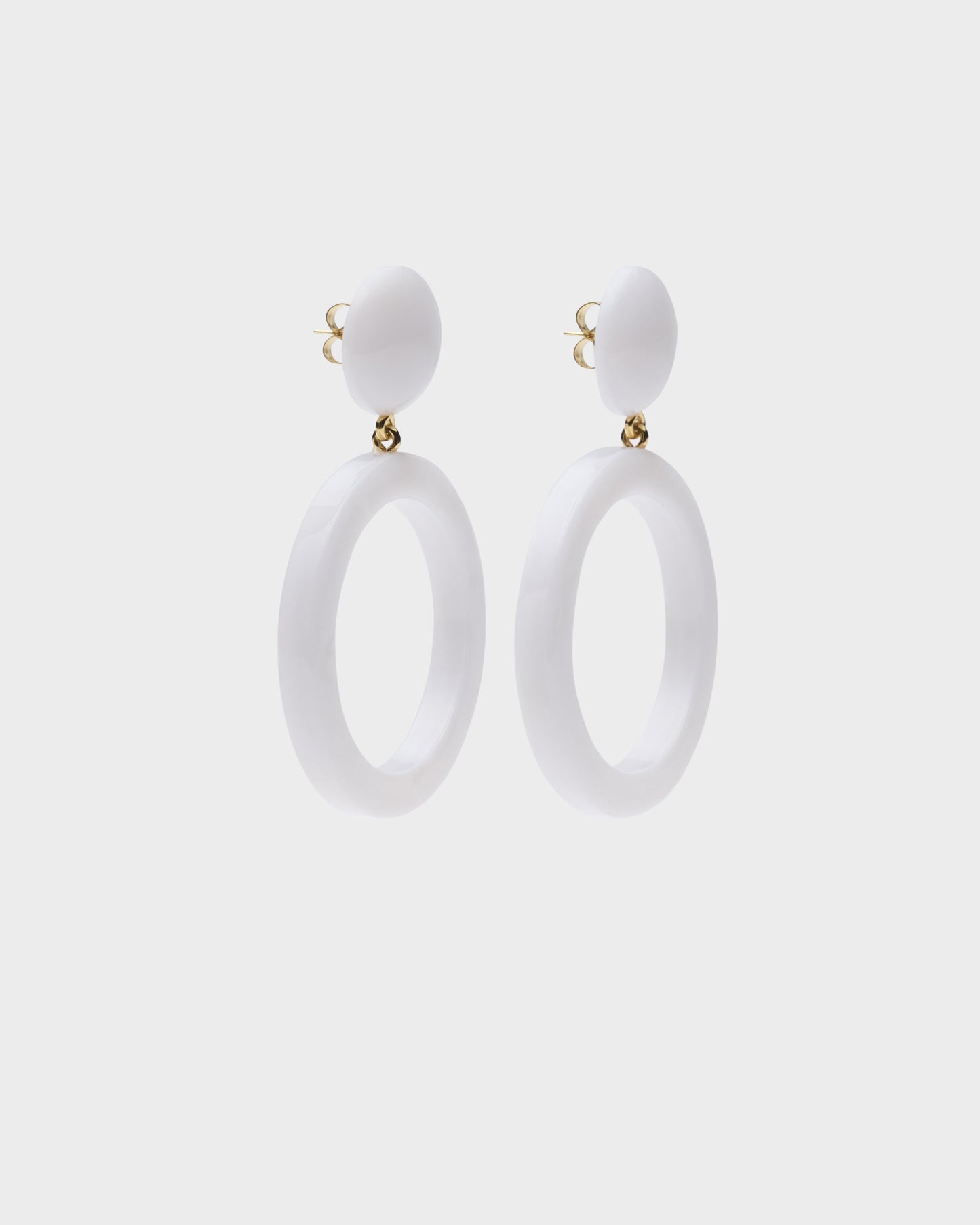 Orecchini Icon cerchio resin