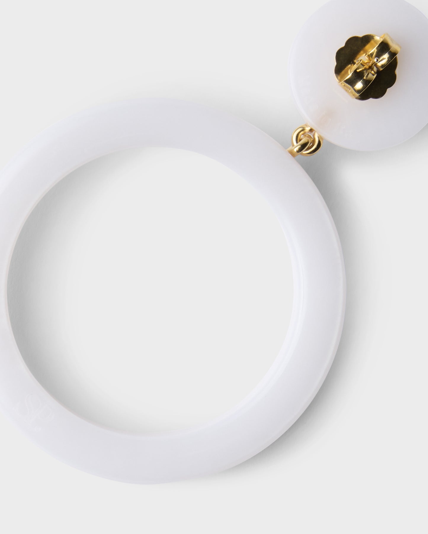 Orecchini Icon cerchio resin