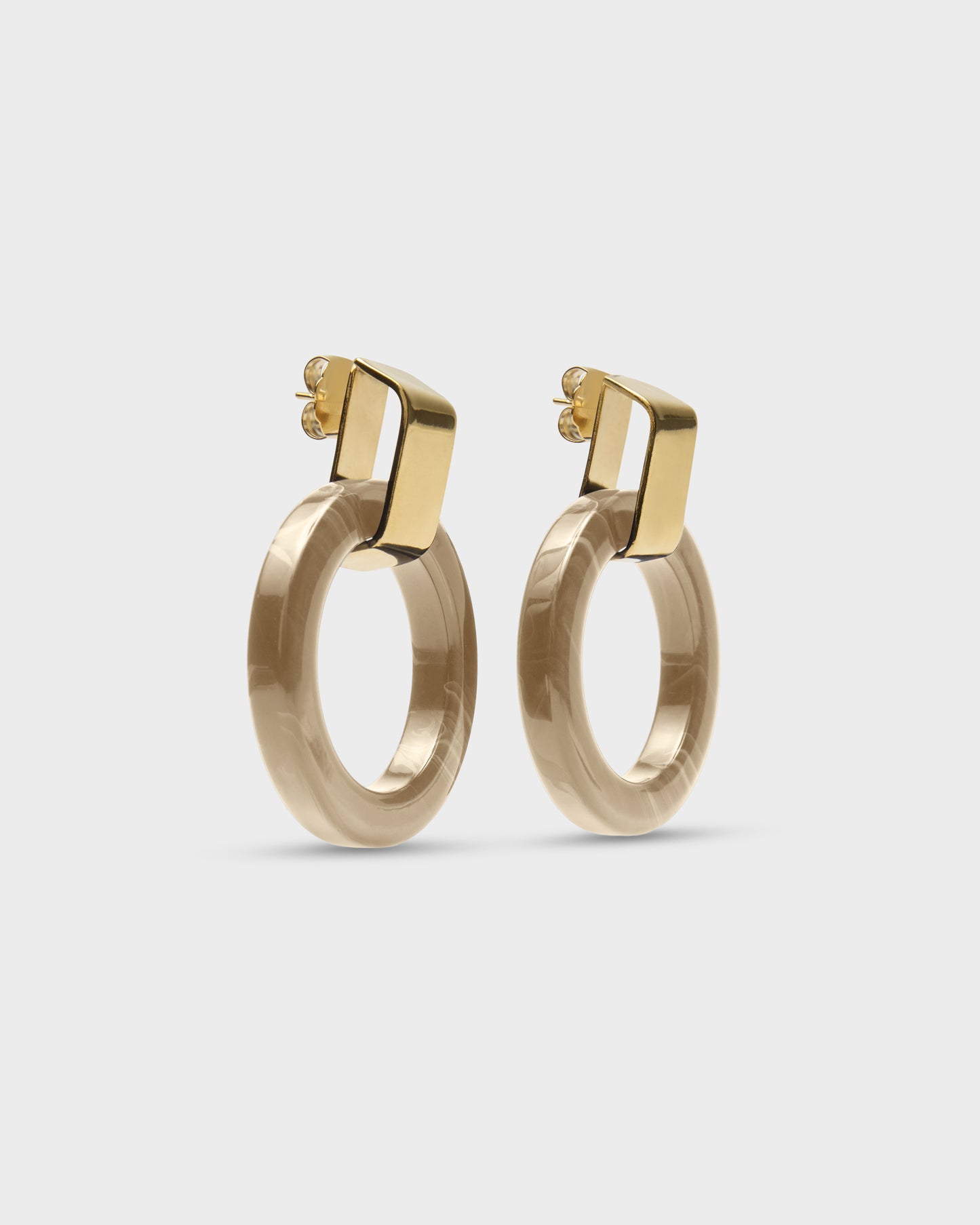 Orecchini Icon cerchio resin