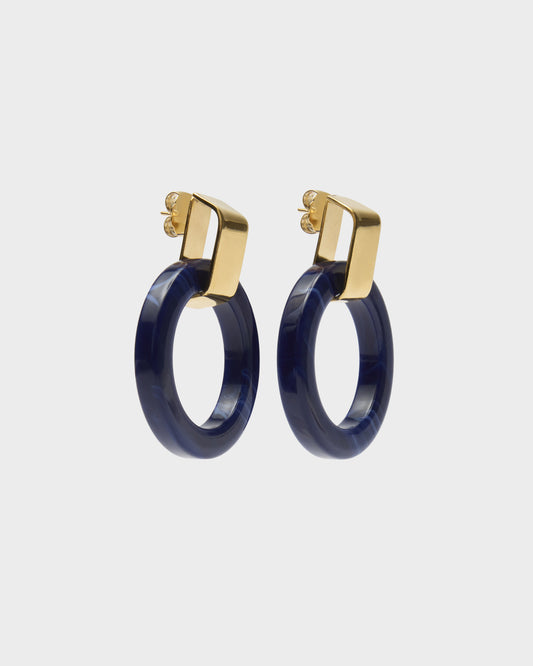 Orecchini Icon cerchio resin