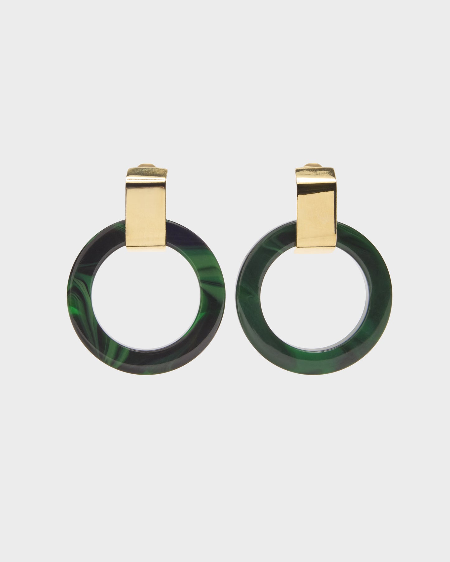 Orecchini Icon cerchio resin