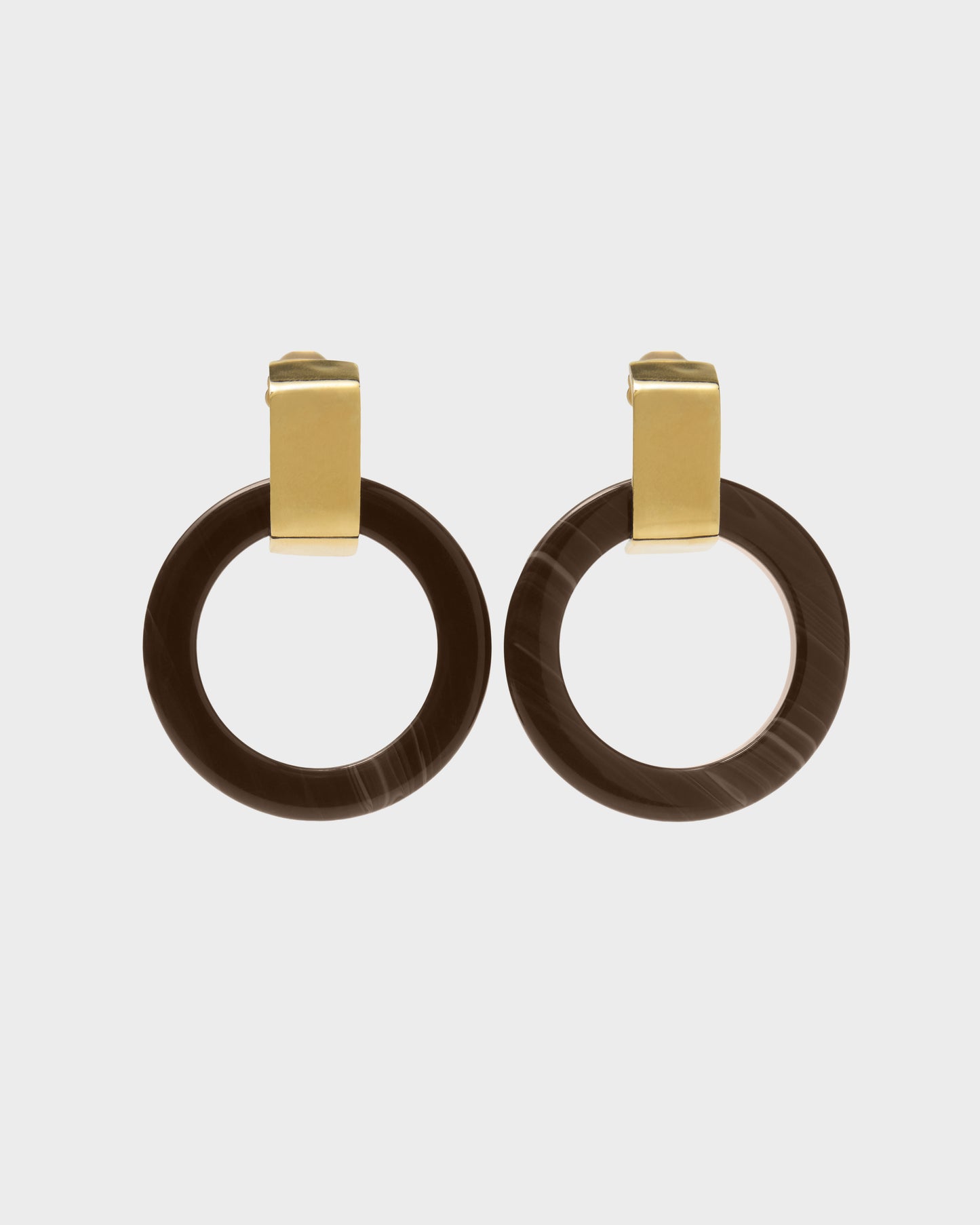 Orecchini Icon cerchio resin