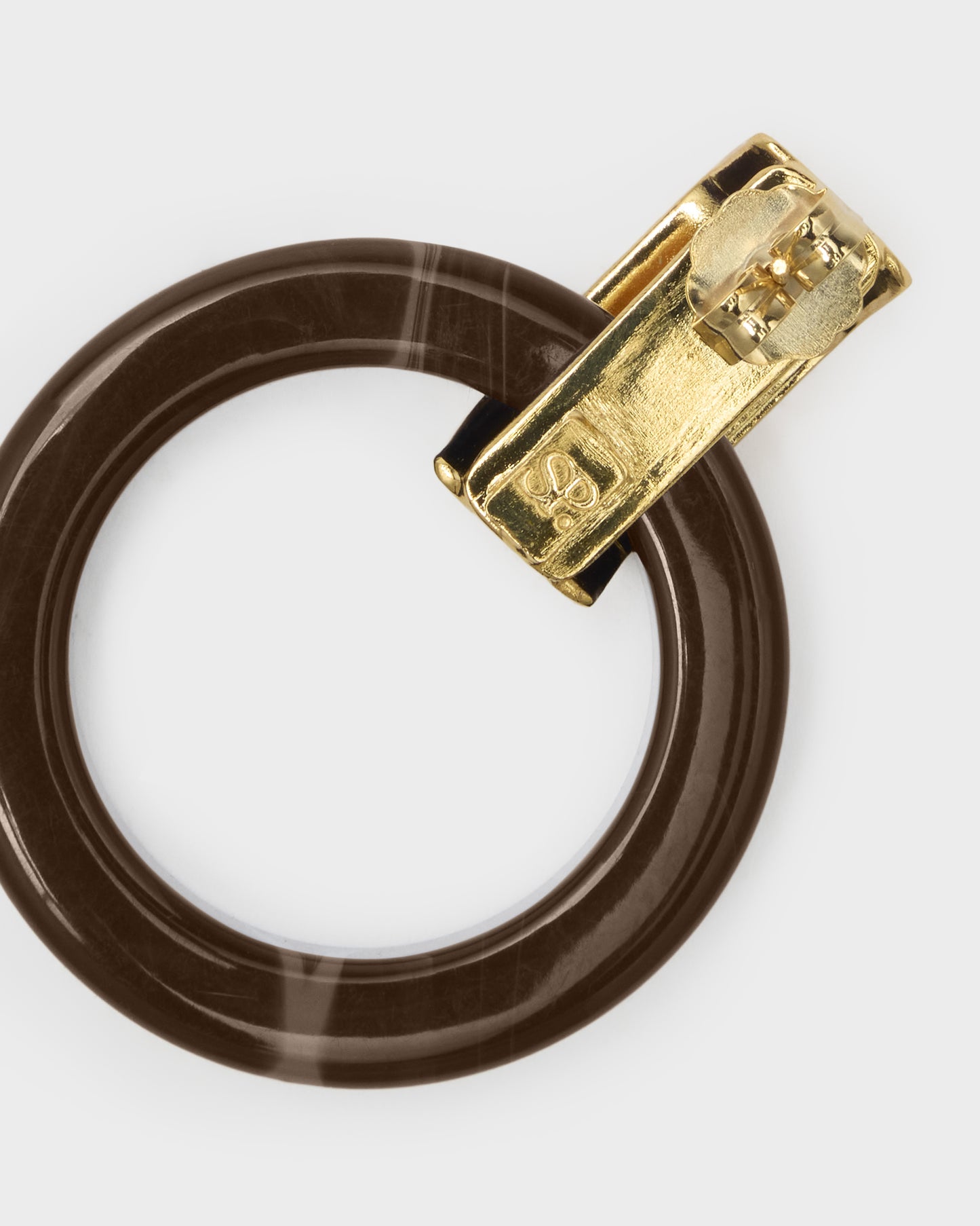 Orecchini Icon cerchio resin