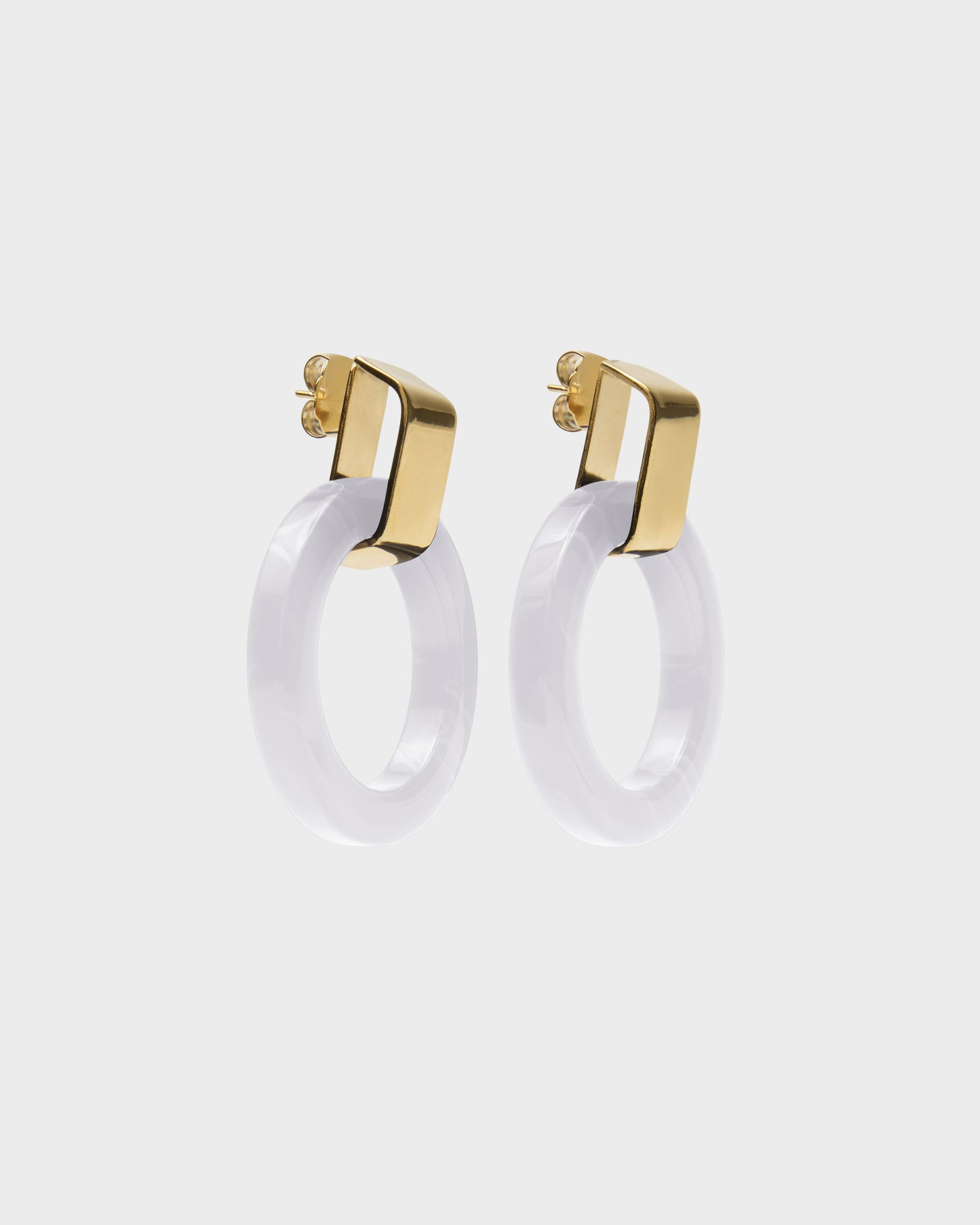 Orecchini Icon cerchio resin