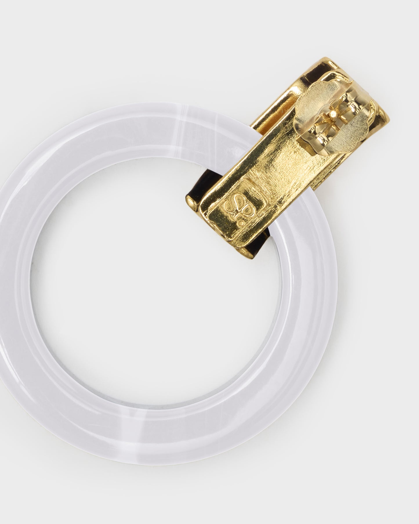 Orecchini Icon cerchio resin